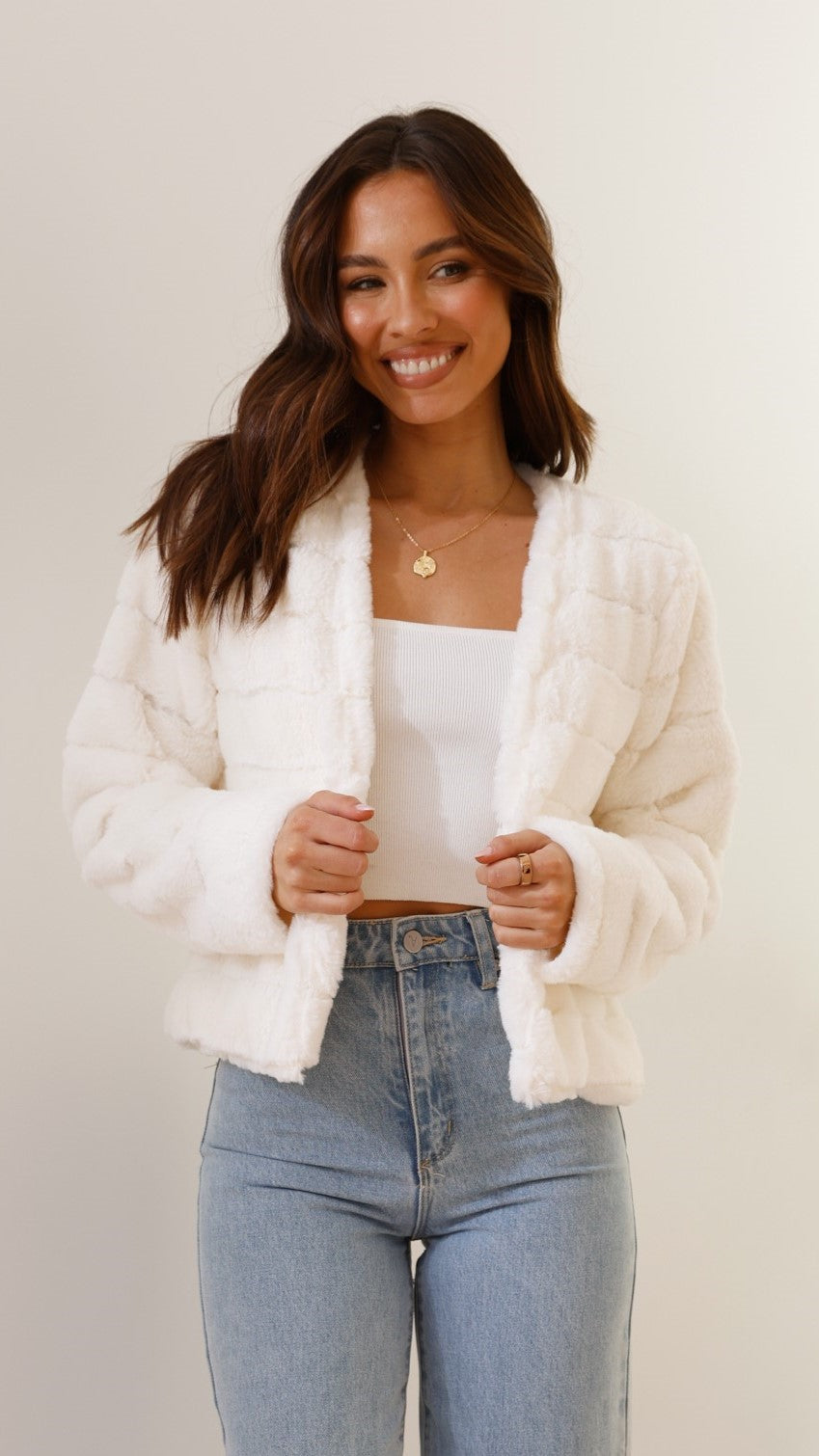 Stylische Damen Croptop Jacke