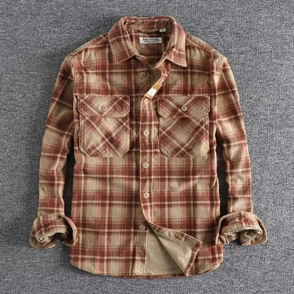 Retro Flanell Hemden Damen