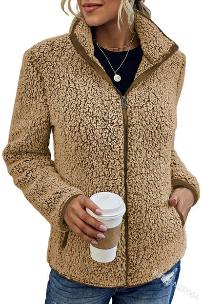 Stylische Fleecejacke Bequem Elegant