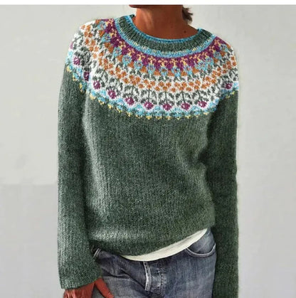 Herbstpullover Retro Style