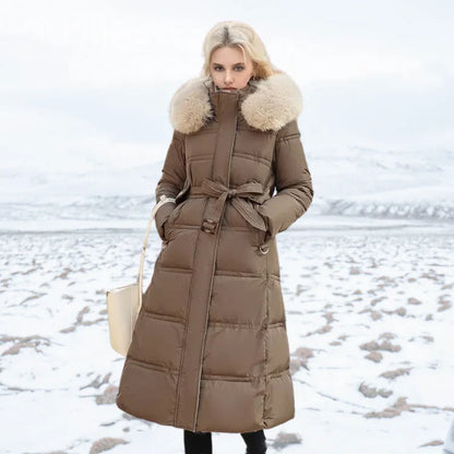 Elegante Damen-Winterjacke Luxus-Design