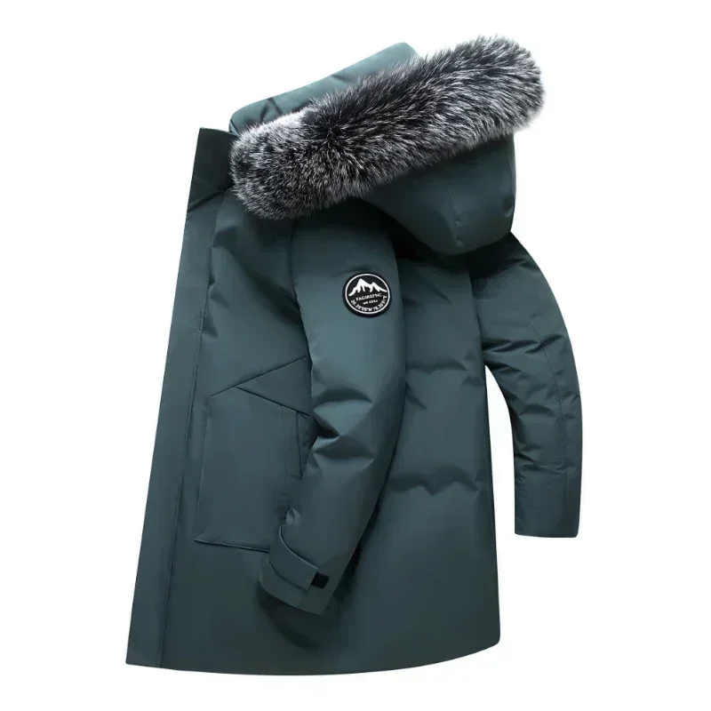 Herren Winterparka Winddicht Warm Isoliert