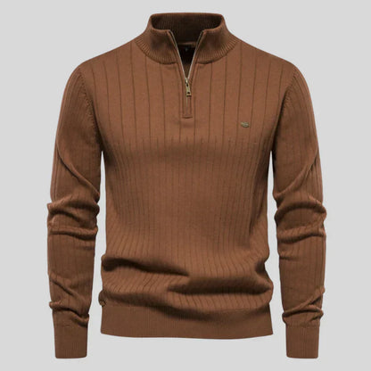 Herren Pullover Klassisch Halfzip