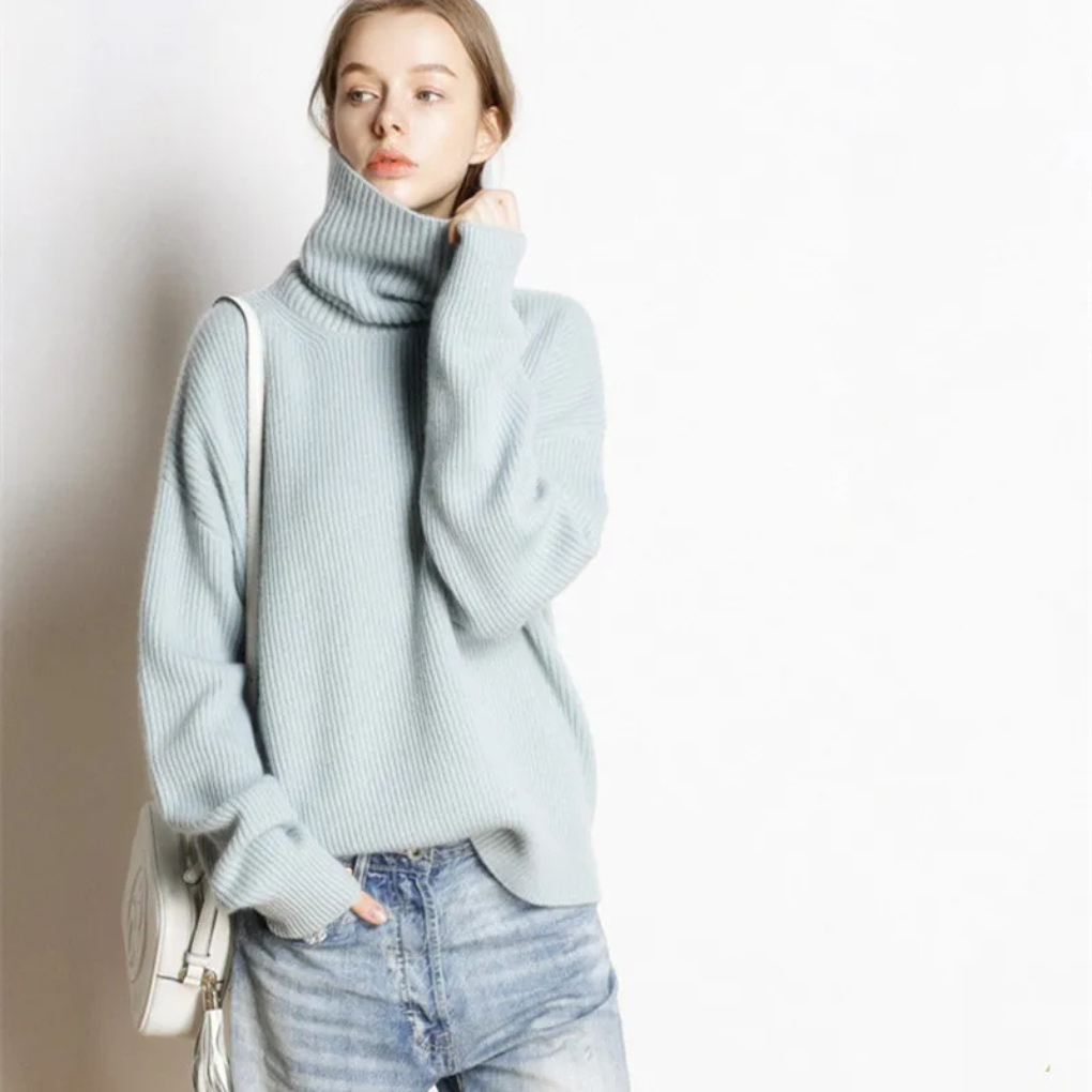 Damen Oversized Pullover Herbst Mode