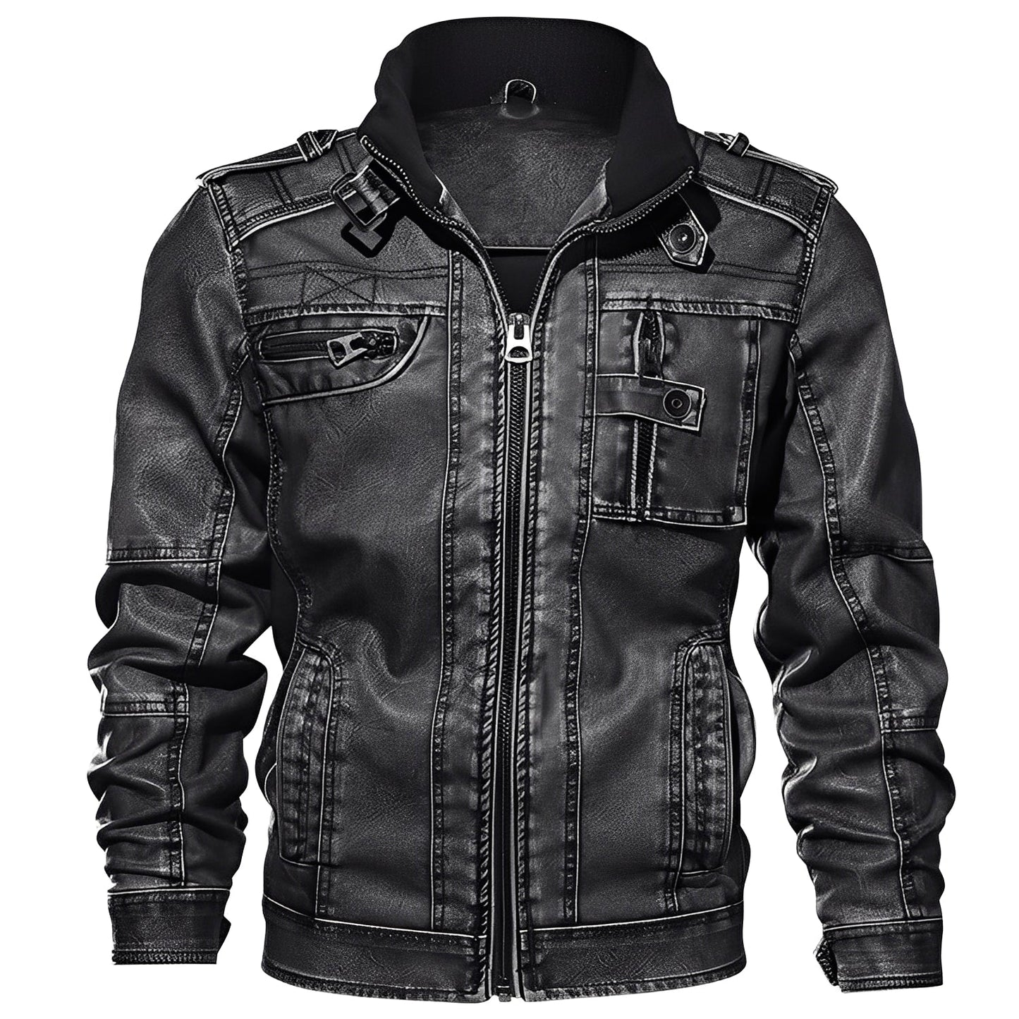 Elegante Lederjacke Herren Style