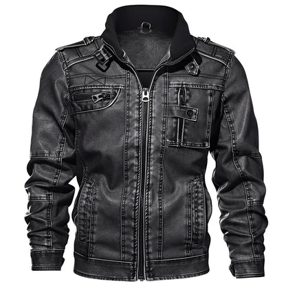 Elegante Lederjacke Herren Style