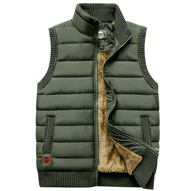 Männer Fleece Weste Warm und Bequem