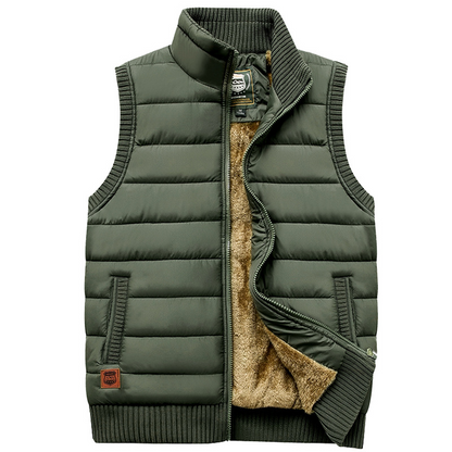 Männer Fleece Weste Warm und Bequem