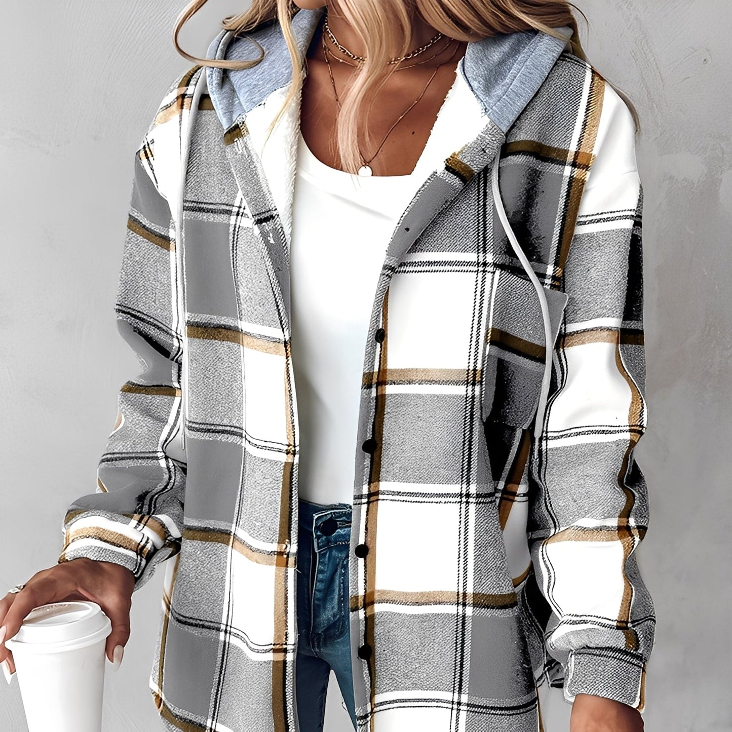 Damen Hoodie Jacke Weich Bequem