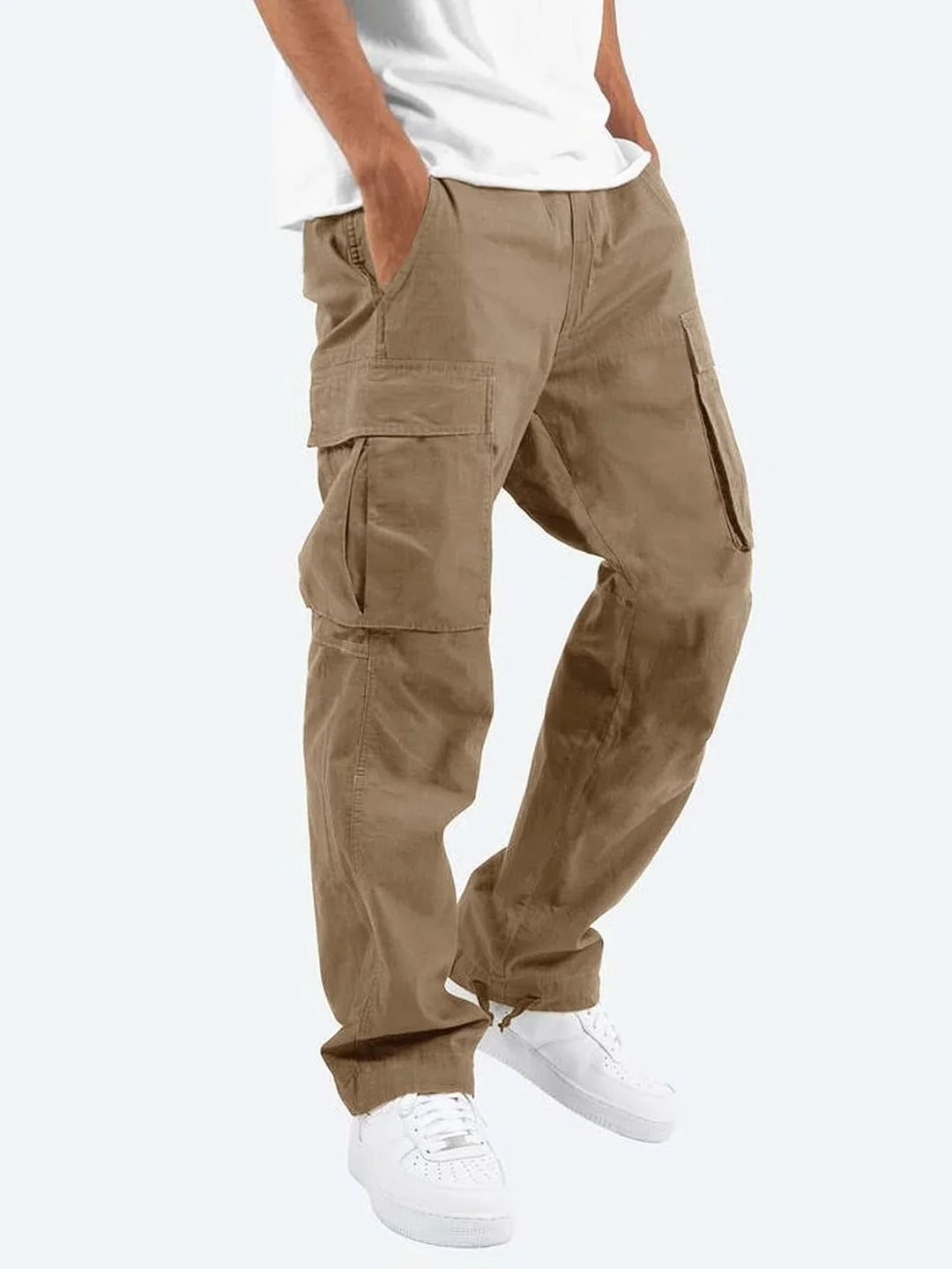 Bequeme Herrenhose Freizeit Cargo Stil