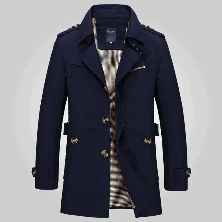 Eleganter Trenchcoat Herren Classic Stil