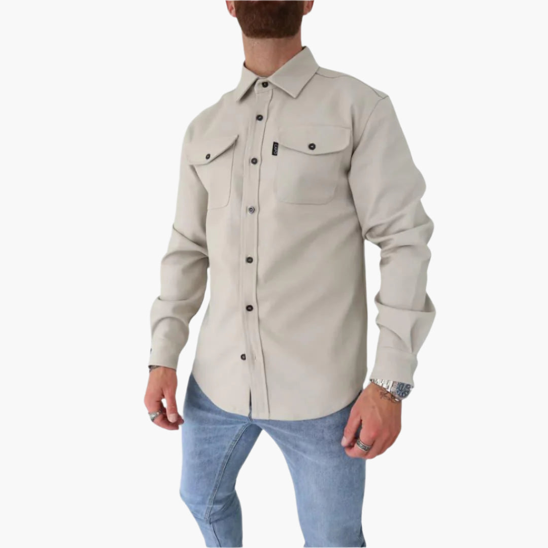 Moderne Overshirt Jacke - Vielseitiges Hemdjacke für Freizeit und Arbeit