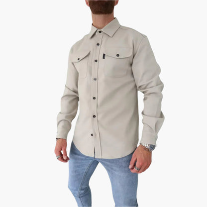Moderne Overshirt Jacke - Vielseitiges Hemdjacke für Freizeit und Arbeit
