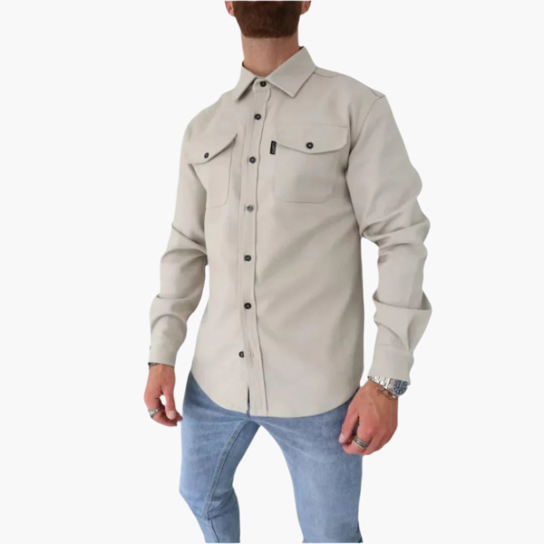 Moderne Overshirt Jacke - Vielseitiges Hemdjacke für Freizeit und Arbeit