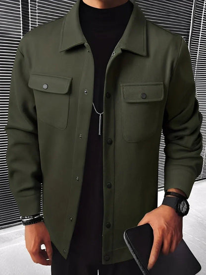 Herren Sakko Elegant Revers Taschen