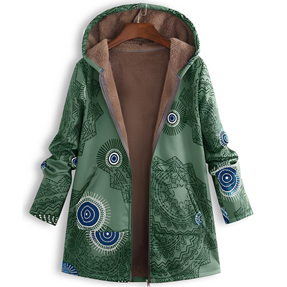 Stylische Damenjacke mit Muster Vintage Look