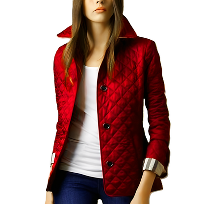 Frauen Winterjacke Tailliert Warm