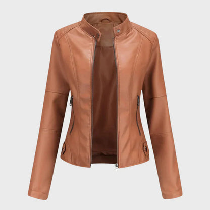 Lederjacke Casual Trendy