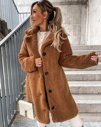 Weicher Teddy Mantel Supersoft Qualität