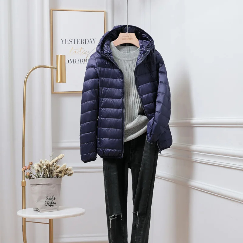 Damen Pufferjacke Bequem Passform