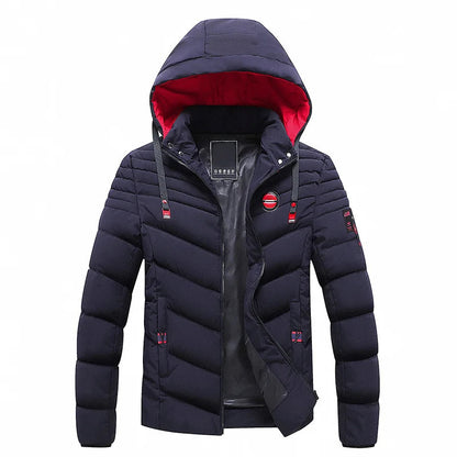Herren Winterjacke Warm Daunenfüllung