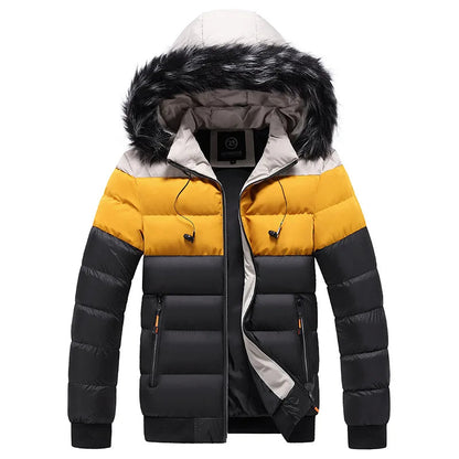 Thermo Winterjacke Fellkapuze Warm