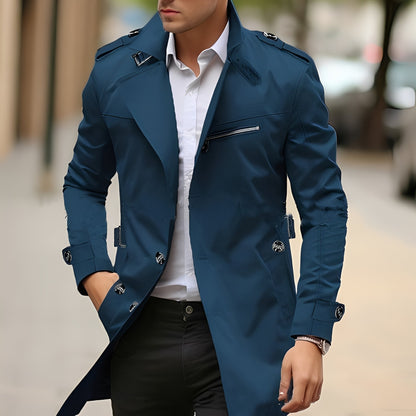 Stylischer Trenchcoat Herren Elegantes Design