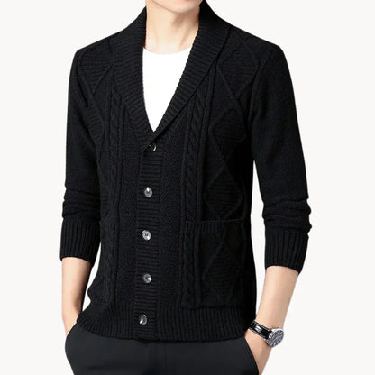 Damen Cardigan Elegant Rippenmuster