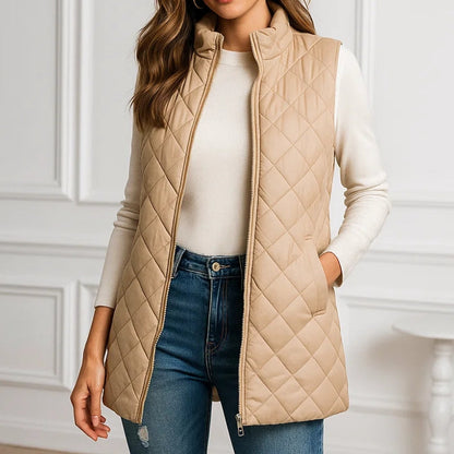 Modische Steppweste Damen