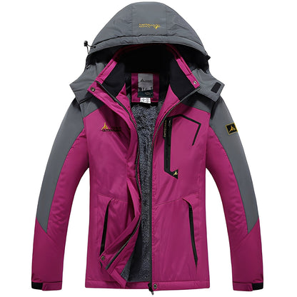 Warmes Winterkleid Frauen Fleece Jacke Modern