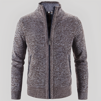 Praktischer Herren Cardigan mit Reißverschluss