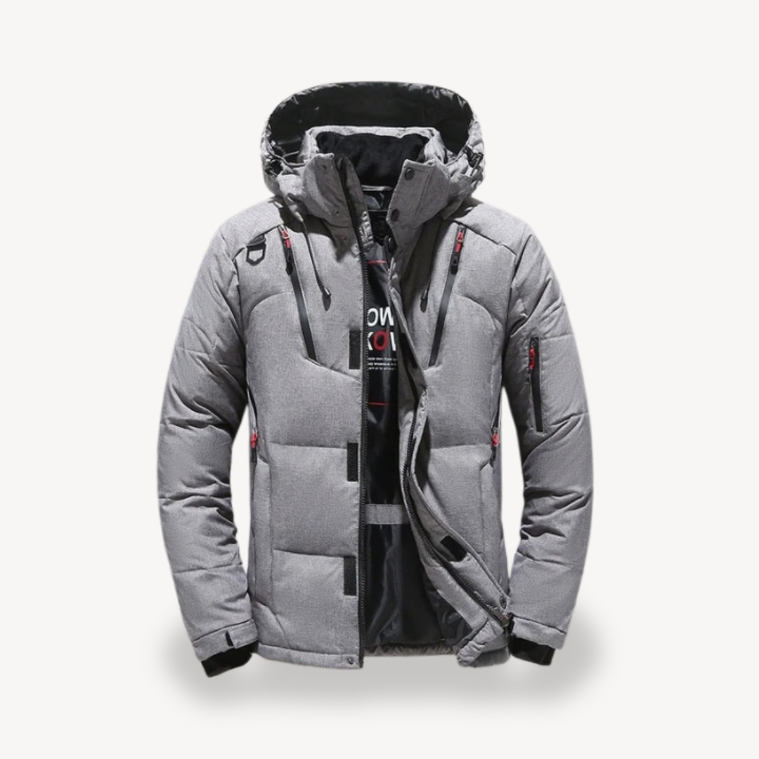 Warme Winterjacke Herren Gepolstert - IdealeKleiden