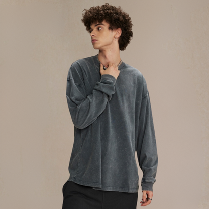 Klassisches Rundhals-Shirt Elegantes Design