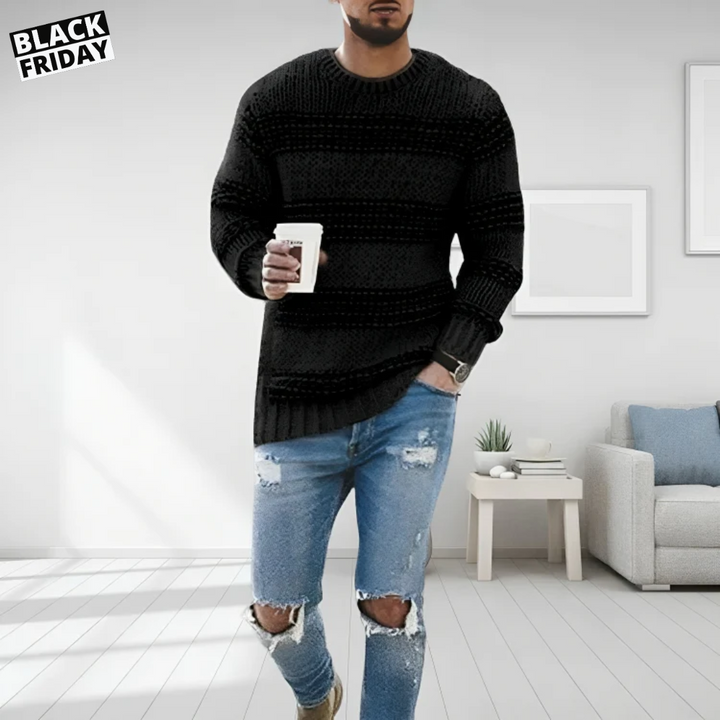 Herren Pullover Warm Kaschmir Look - IdealeKleiden
