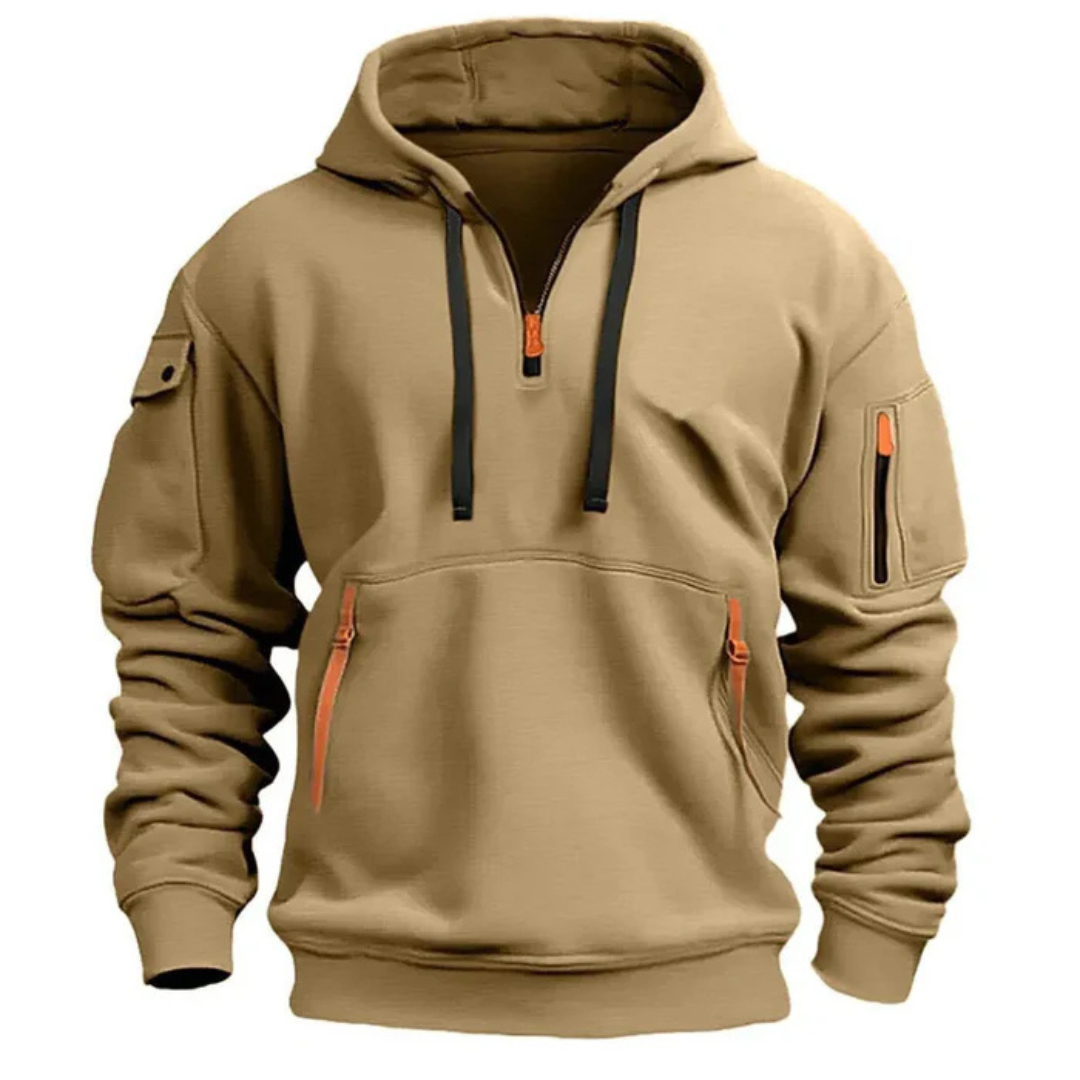 Stylische Herrenpullover Kapuze Modern