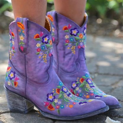 Wetterfeste Cowgirl Stiefel Damen Reitstiefel