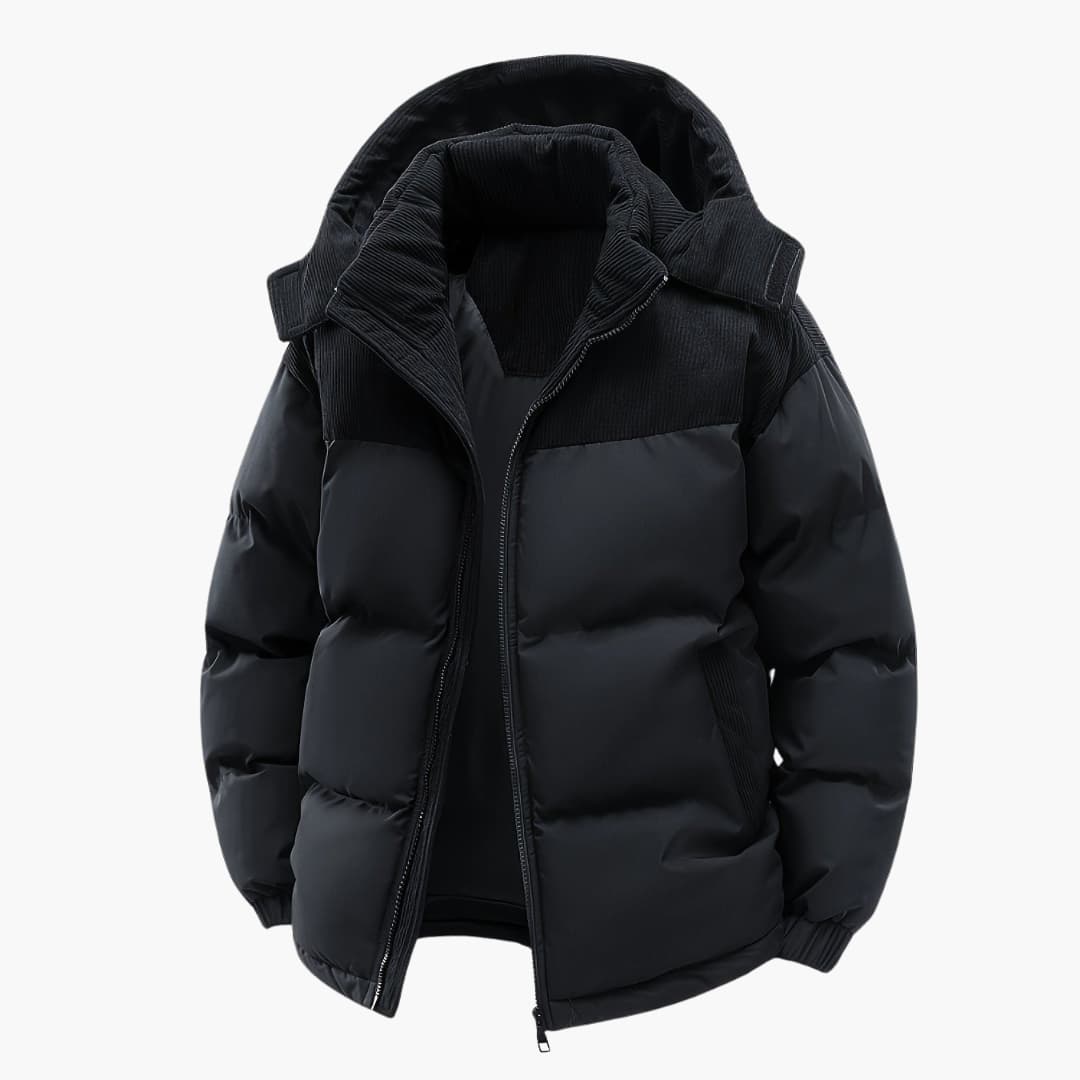 Stylische Kapuzenjacke Modern Puffer Design