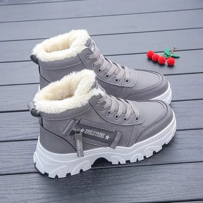 Warmes Winterstiefel Set Dicke Baumwolle