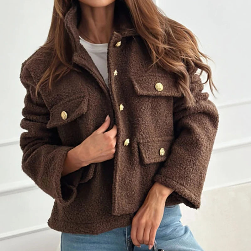 Stylischer Wollmantel Damen Kelsey