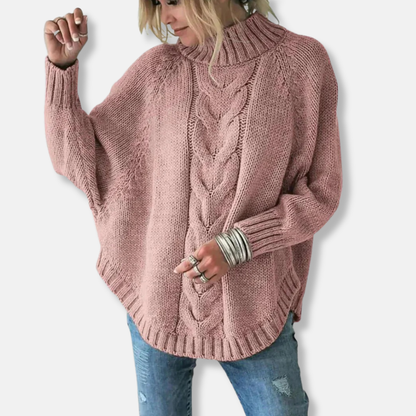 Weite Rollkragenpullover aus Wolle