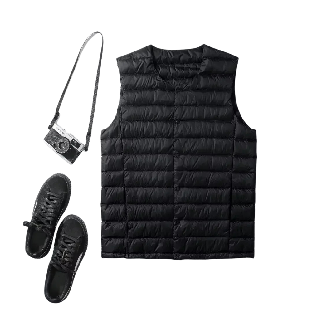 Herren Daunenweste Ärmellos Leicht & Warm Winter