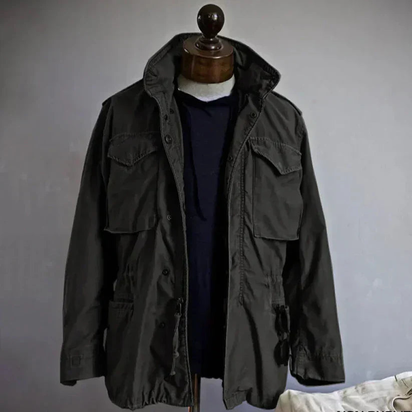 Herren Vintage Feldjacke Retro Stil
