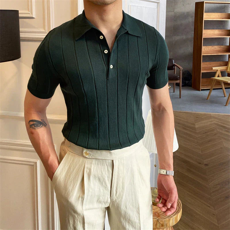 Freizeit-Polohemd Herren Relaxed Fit