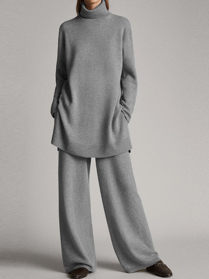 Damen Pullover und Hosen Set Weich und Bequem
