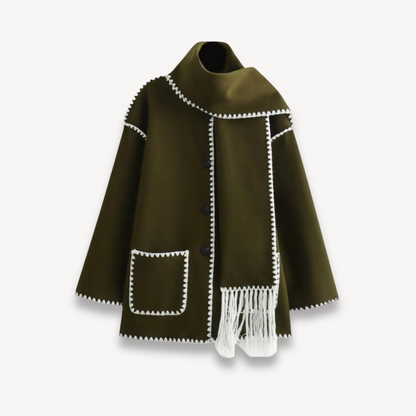 Damen Übergrößen Cape Mantel