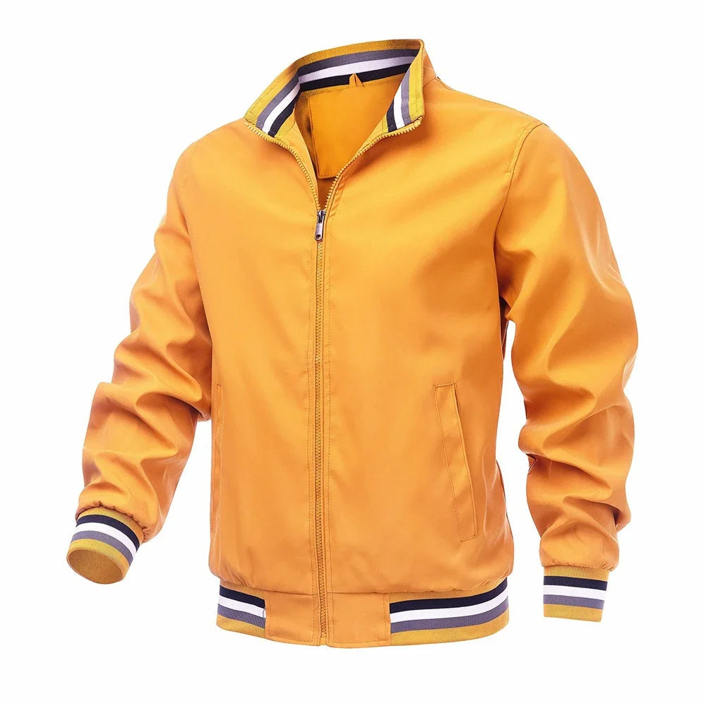 Herren Windbreaker Jacke Sportlich Stilvoll