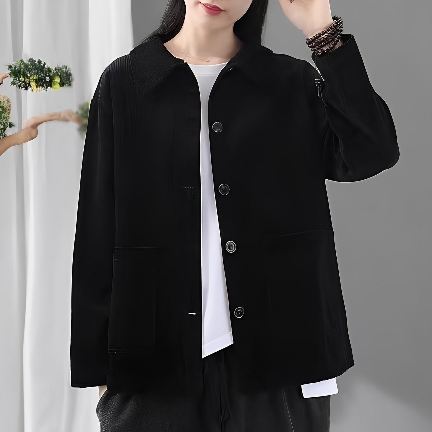 Praktische Freizeitjacke Damen mit Taschen
