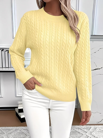 Weicher Damen Strickpullover Gemütlich