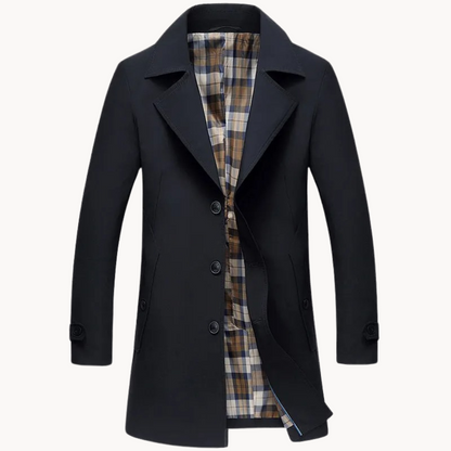 Ökologischer Herren-Trenchcoat Winddicht Modern