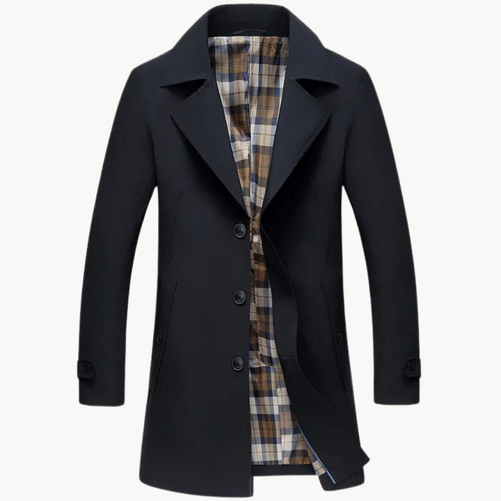 Ökologischer Herren-Trenchcoat Winddicht Modern